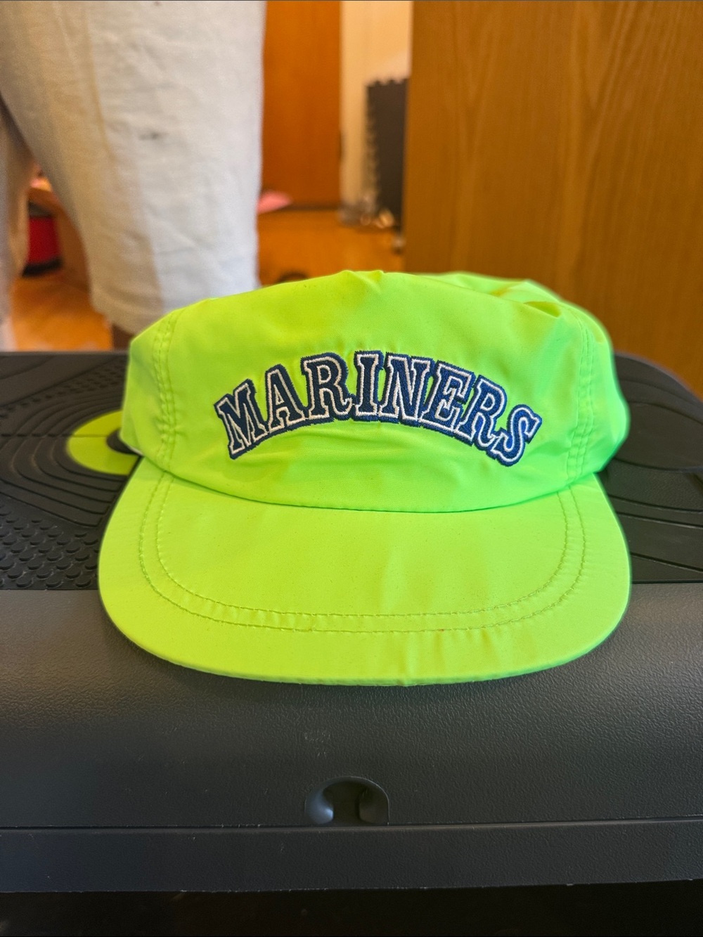 Mariners Neon Green Cap - 'MARINERS' Embroidered